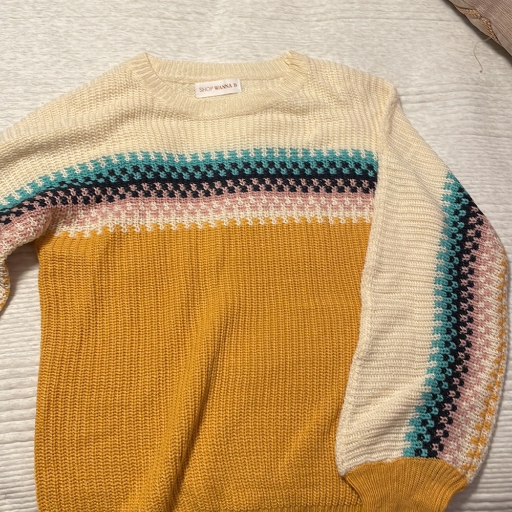 Mountain Bound Printed Sweater